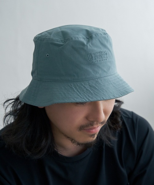 UNIVERSAL OVERALL（ユニバーサルオーバーオール）の「【WEB限定】UNIVERSAL OVERALL ユニバーサルオーバーオール リバーシブルハット（ハット・メンズ・ブラック/サックスブルー/ベージュ・FREE）」の7枚目の写真