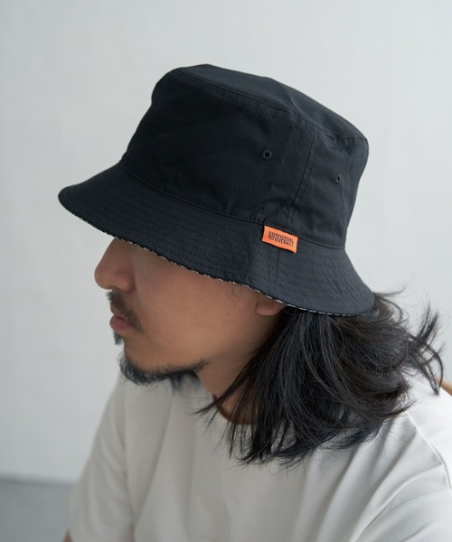 UNIVERSAL OVERALL（ユニバーサルオーバーオール）の「【WEB限定】UNIVERSAL OVERALL ユニバーサルオーバーオール リバーシブルハット（ハット・メンズ・ブラック/サックスブルー/ベージュ・FREE）」の10枚目の写真
