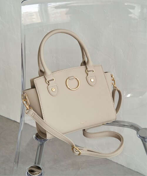 VENCEEXCHANGE(ヴァンスエクスチェンジ)の「シャロー2WAYミニトートバッグ(トートバッグ・レディース・ブラック/グレー/オフホワイト・FREE)」の3枚目の写真