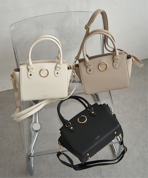 VENCEEXCHANGE(ヴァンスエクスチェンジ)の「シャロー2WAYミニトートバッグ(トートバッグ・レディース・ブラック/グレー/オフホワイト・FREE)」の19枚目の写真