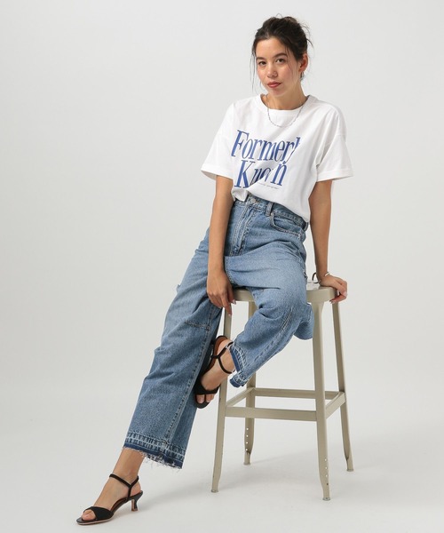 BAYFLOW（ベイフロー）の「[ウエストゴム仕様でノンストレス]アソートカーブデニム（デニムパンツ・レディース・ライトブルー/サックスブルー/インディゴブルー・SMALL/MEDIUM/LARGE）」の15枚目の写真