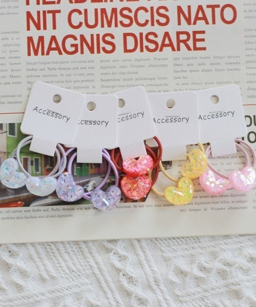 Fun & Daily（ファンアンドデイリー）の「F&D : キッズ・10セットヘアゴム（ヘアゴム・キッズ・その他1/その他2/その他3・FREE）」の2枚目の写真