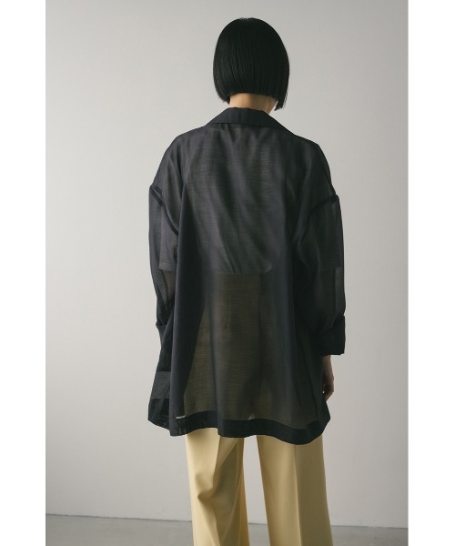 【最終価格】stylemixer シアーテーラージャケット ブラック STYLEMIXER | シアーテーラージャケット (シャツ・ブラウス