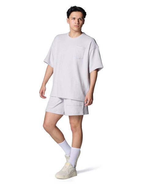 UNDER ARMOUR(アンダーアーマー)の「UAパイル ショートスリーブ Tシャツ(ライフスタイル/メンズ)(Tシャツ/カットソー・メンズ・ベージュ・XL/S/L/2XL/M)」の8枚目の写真