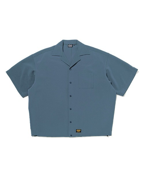 430(フォーサーティ)の「mhs2379- S/S POLY OC WIDE SHIRT ワイドシャツ(シャツ/ブラウス・メンズ・ブラック/ネイビー/ブルーグレー/マスタード・0/1/2/3)」の16枚目の写真