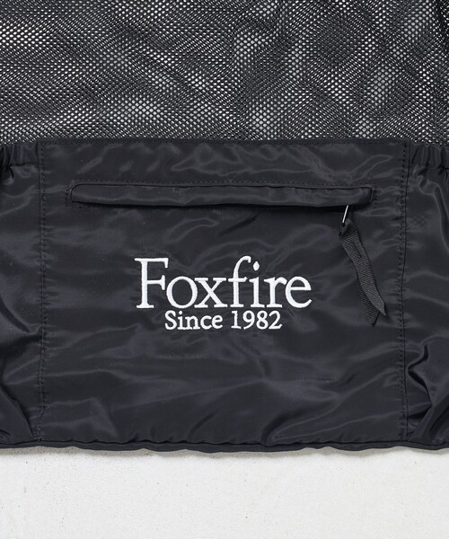 FREAK'S STORE(フリークスストア)の「Foxfire × FREAK'S STORE/フォックスファイヤー 別注 メッシュナップサック/A4サイズ(バックパック/リュック・レディース・ブラック/ナチュラル・ONE SIZE)」の4枚目の写真