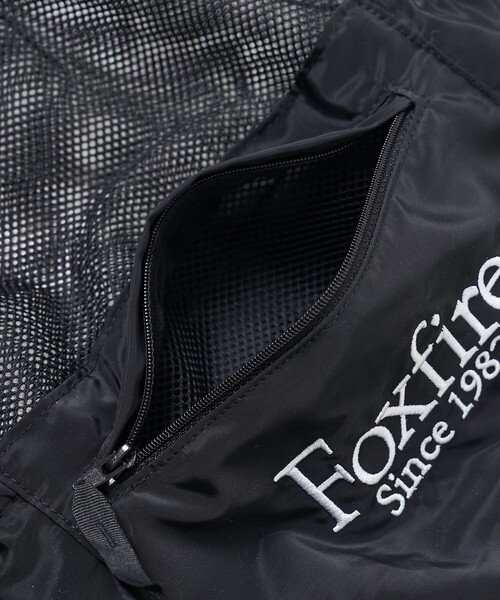 FREAK'S STORE(フリークスストア)の「Foxfire × FREAK'S STORE/フォックスファイヤー 別注 メッシュナップサック/A4サイズ(バックパック/リュック・レディース・ブラック/ナチュラル・ONE SIZE)」の6枚目の写真