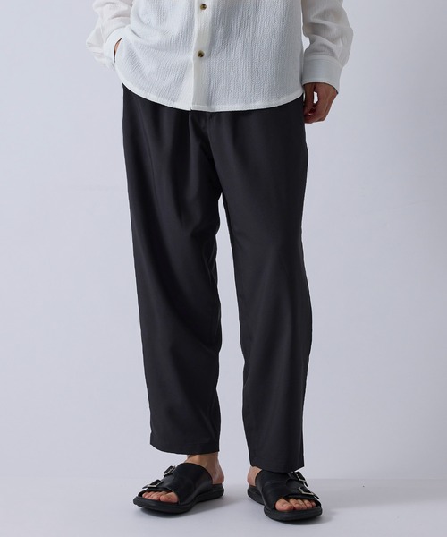 LE CERCLE par rope'（ルセルクルパーロペ）の「ドライポリワイドテーパードパンツ/軽量（その他パンツ・メンズ・グレー/ブラック/ベージュ・L/LL/M）」の10枚目の写真