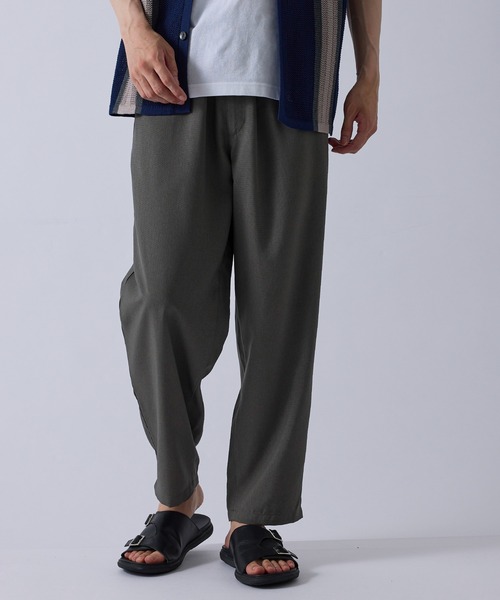 LE CERCLE par rope'（ルセルクルパーロペ）の「ドライポリワイドテーパードパンツ/軽量（その他パンツ・メンズ・グレー/ブラック/ベージュ・L/LL/M）」の12枚目の写真