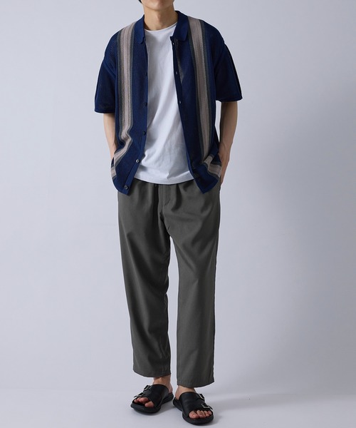 LE CERCLE par rope'（ルセルクルパーロペ）の「ドライポリワイドテーパードパンツ/軽量（その他パンツ・メンズ・グレー/ブラック/ベージュ・L/LL/M）」の16枚目の写真