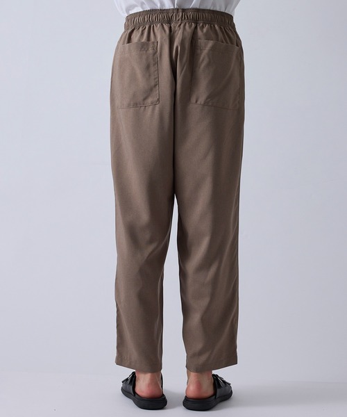 LE CERCLE par rope'（ルセルクルパーロペ）の「ドライポリワイドテーパードパンツ/軽量（その他パンツ・メンズ・グレー/ブラック/ベージュ・L/LL/M）」の4枚目の写真