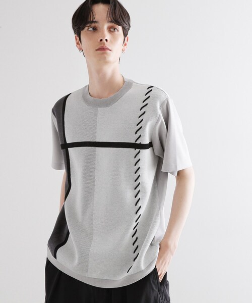 【在庫僅少】 セール】ニットドッキングクロスオーバー（Tシャツ/カットソー その他観葉植物