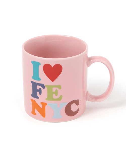 Fishs Eddy(フィッシュエディ)】I LOVEマグカップ（グラス/マグカップ