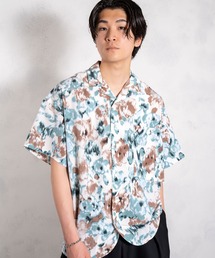 INTERPLAY（インタープレイ）の「【INTERPLAY】Open Collar S/S Over Size Shirt【2】（シャツ/ブラウス）」