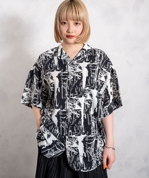 INTERPLAY（インタープレイ）の「【INTERPLAY】Open Collar S/S Over Size Shirt【2】（シャツ/ブラウス）」