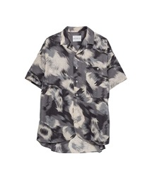 【INTERPLAY】Open Collar S/S Over Size Shirt【2】