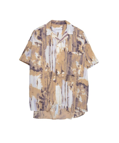 INTERPLAY（インタープレイ）の「【INTERPLAY】Open Collar S/S Over Size Shirt【2】（シャツ/ブラウス・メンズ・グレー系その他2/グレー系その他3/グレー系その他4/グリーン系その他/グリーン系その他3/その他1/その他2/ホワイト系その他3/ベージュ系その他/ベージュ系その他2/ブラック系その他2/グレー系その他/ピンク系その他/ホワイト系その他2/ホワイト系その他4/オレンジ系その他/ブラック×ホワイト/サックスブルー系/ブラック/ホワイト/ブルー・FREE）」の13枚目の写真