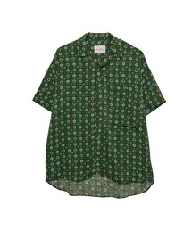 【INTERPLAY】Open Collar S/S Over Size Shirt【2】