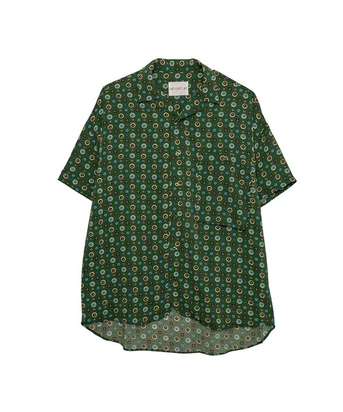 INTERPLAY（インタープレイ）の「【INTERPLAY】Open Collar S/S Over Size Shirt【2】（シャツ/ブラウス・メンズ・グレー系その他2/グレー系その他3/グレー系その他4/グリーン系その他/グリーン系その他3/その他1/その他2/ホワイト系その他3/ベージュ系その他/ベージュ系その他2/ブラック系その他2/グレー系その他/ピンク系その他/ホワイト系その他2/ホワイト系その他4/オレンジ系その他/ブラック×ホワイト/サックスブルー系/ブラック/ホワイト/ブルー・FREE）」の15枚目の写真