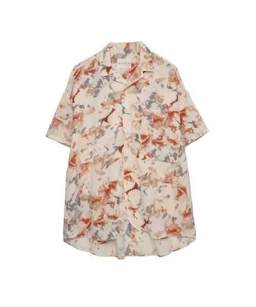 INTERPLAY（インタープレイ）の「【INTERPLAY】Open Collar S/S Over Size Shirt【2】（シャツ/ブラウス・メンズ・グレー系その他2/グレー系その他3/グレー系その他4/グリーン系その他/グリーン系その他3/その他1/その他2/ホワイト系その他3/ベージュ系その他/ベージュ系その他2/ブラック系その他2/グレー系その他/ピンク系その他/ホワイト系その他2/ホワイト系その他4/オレンジ系その他/ブラック×ホワイト/サックスブルー系/ブラック/ホワイト/ブルー・FREE）」の5枚目の写真