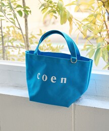 【新色登場】coen(コーエン) ロゴトートバッグ(Sサイズ)