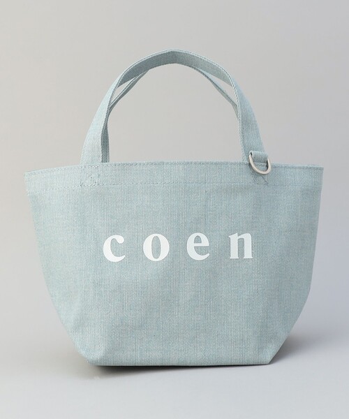 coen(コーエン)の「【新色登場】coen(コーエン) ロゴトートバッグ(Sサイズ)(トートバッグ・レディース・ブラック/ライトピンク/ナチュラル/ライトグレー/ケリーグリーン/その他1/ダークブラウン/ターコイズブルー系/オレンジ/その他2・FREE)」の11枚目の写真