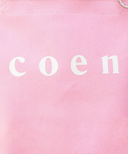 coen(コーエン)の「【新色登場】coen(コーエン) ロゴトートバッグ(Sサイズ)(トートバッグ・レディース・ブラック/ライトピンク/ナチュラル/ライトグレー/ケリーグリーン/その他1/ダークブラウン/ターコイズブルー系/オレンジ/その他2・FREE)」の16枚目の写真