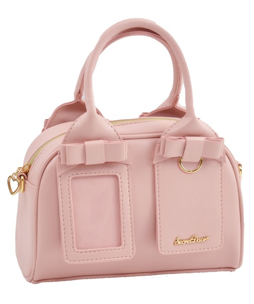 ear500mlペットボトルも入る！ 2way スタッズボストンバッグ 新品 ear500mlペットボトルも入る！ 2way スタッズボストンバッグ