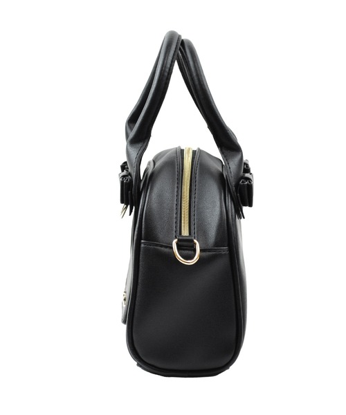 SecretDoor（シークレットドア）の「【500mlペットボトル収納可】2way ボストンバッグ 推し活 リボン トレカ ショルダーバッグ パンナコッタ（ボストンバッグ・レディース・ピンク/ブラック/アイボリー・FREE）」の6枚目の写真