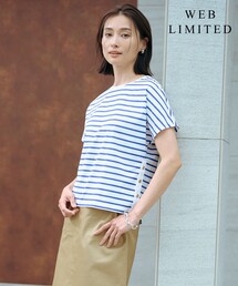 【WEB限定カラーあり・洗える】ULTIM天竺ボーダー カットソー