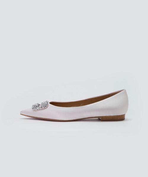 PELLICO ペリーコ ビジュー パンプス 白 ホワイト サイズ37 ANIMA アネッリフィッビア パンプス 1.0cm ETERNAL WHITE