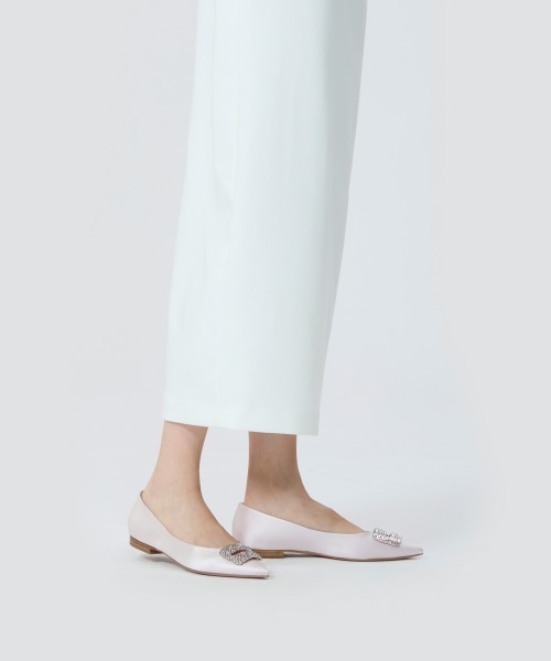 PELLICO ペリーコ ビジュー パンプス 白 ホワイト サイズ37 定価59,400円☆ペリーコ メッシュフラットパンプス ホワイト 37