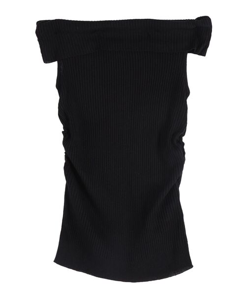 EVRIS（エヴリス）の「オフショルニットチュニック（ニット/セーター・レディース・ホワイト/ブラウン/ブラック・FREE）」の13枚目の写真