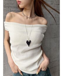 EVRIS | オフショルニットチュニック(ニット/セーター)