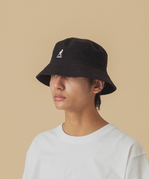 XLARGE×KANGOL BLACK BUCKET HAT（ハット）｜KANGOL（カンゴール