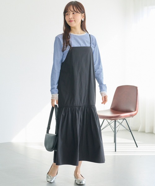 LAVEANGE（ラビアンジェ）の「袖チュール切替プルオーバー（Tシャツ/カットソー・レディース・ブラック/ブラック系その他/オフホワイト/ブルー・3L/4L/LL/M/5L）」の20枚目の写真