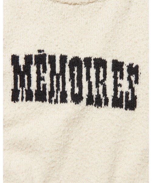 uniform experiment（ユニフォームエクスペリメント）の「ASGER JORN: MEMOIRES JACQUARD KNIT（ニット/セーター・メンズ・ブラック/オフホワイト・1/4/3/2/5）」の8枚目の写真