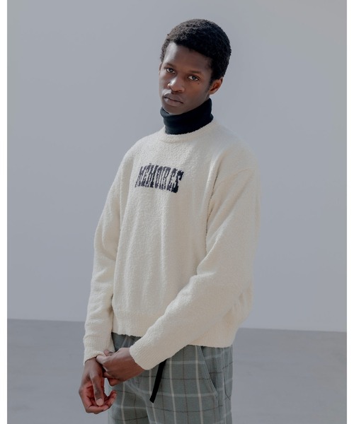 uniform experiment（ユニフォームエクスペリメント）の「ASGER JORN: MEMOIRES JACQUARD KNIT（ニット/セーター・メンズ・ブラック/オフホワイト・1/4/3/2/5）」の11枚目の写真