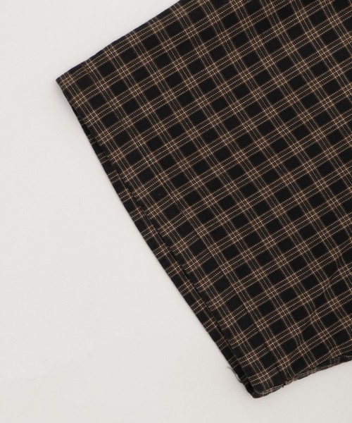 SHORT ROUND（ショートラウンド）の「SHORT ROUND/ブリーチチェックロゴシャツ（シャツ/ブラウス・メンズ・ブラック系その他2・MEDIUM/LARGE）」の2枚目の写真