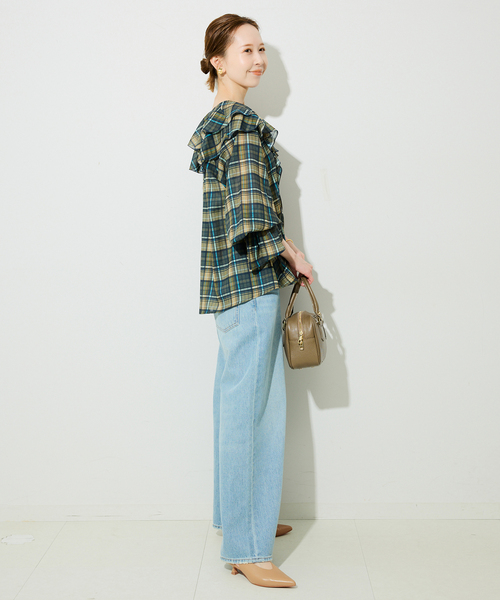 SLOBE IENA(スローブイエナ)の「SLOBE ベルトバックスリングパンプス(パンプス・レディース・ブラック/ベージュ・22.5cm/23cm/23.5cm/24cm/24.5cm)」の16枚目の写真