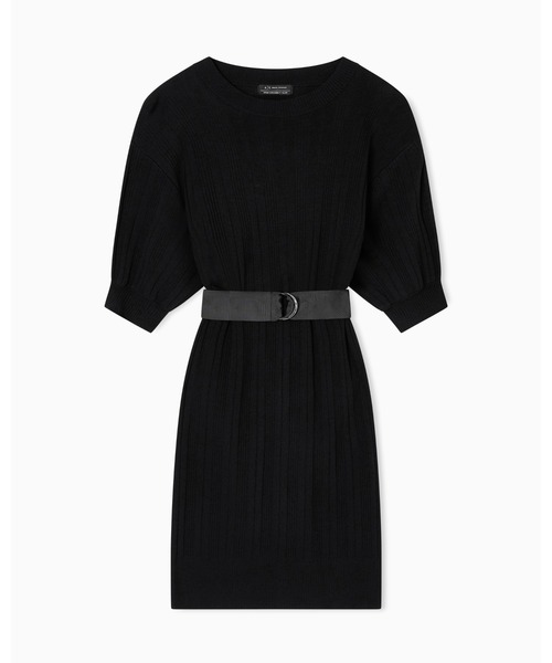 アルマーニ AIX ARMANI EXCHANGE プリーツワンピース ARMANI EXCHANGE（アルマーニエクスチェンジ）の「【A|X