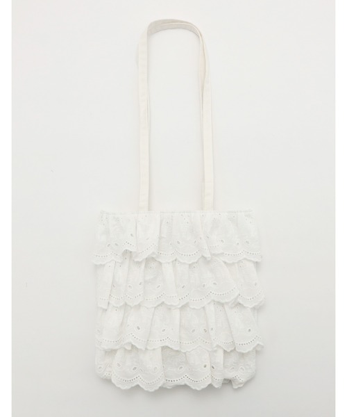 Little sunny bite（リトルサニーバイト）の「【little sunny bite】bear lace bag（ショルダーバッグ・レディース・ブラック/ピンク・FREE）」の3枚目の写真