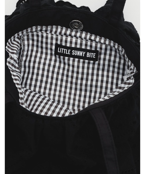 Little sunny bite（リトルサニーバイト）の「【little sunny bite】bear lace bag（ショルダーバッグ・レディース・ブラック/ピンク・FREE）」の14枚目の写真