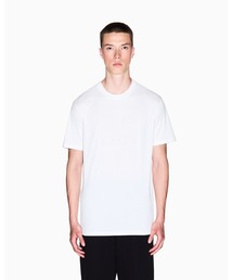 【A|X アルマーニ エクスチェンジ】エンボススクエアロゴ 半袖クルーネックTシャツ/REGULAR