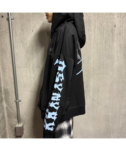 PSYNYXX（プシュニクス）の「PSYNYXX×シナモロールコラボZIPパーカー（パーカー・メンズ・ホワイト系/ブラック系/ブルー系その他・FREE）」の13枚目の写真