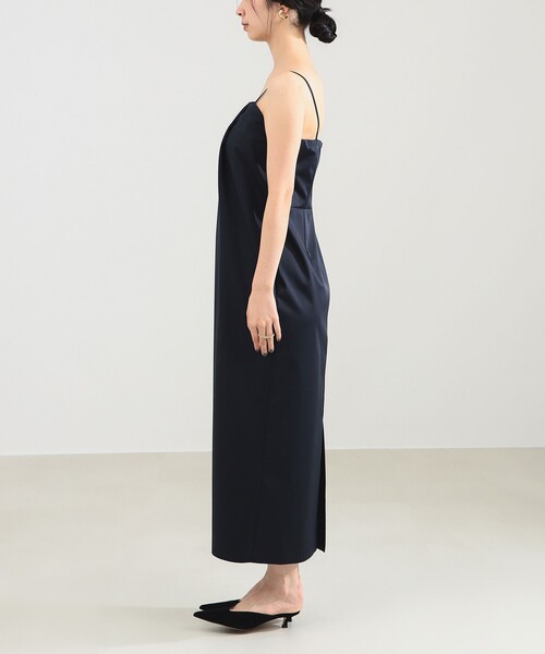 Demi-Luxe BEAMS（デミルクス ビームス）の「【1/15再値下げ】エディター東原妙子 × Demi-Luxe BEAMS / シャイニー キャミソール ワンピース（ワンピース・レディース・ネイビー/オリーブ・36/38）」の17枚目の写真