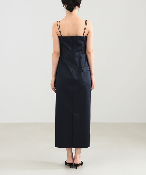 Demi-Luxe BEAMS（デミルクス ビームス）の「【1/15再値下げ】エディター東原妙子 × Demi-Luxe BEAMS / シャイニー キャミソール ワンピース（ワンピース・レディース・ネイビー/オリーブ・36/38）」の18枚目の写真