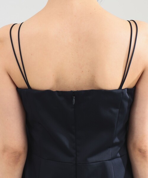 Demi-Luxe BEAMS（デミルクス ビームス）の「【1/15再値下げ】エディター東原妙子 × Demi-Luxe BEAMS / シャイニー キャミソール ワンピース（ワンピース・レディース・ネイビー/オリーブ・36/38）」の20枚目の写真