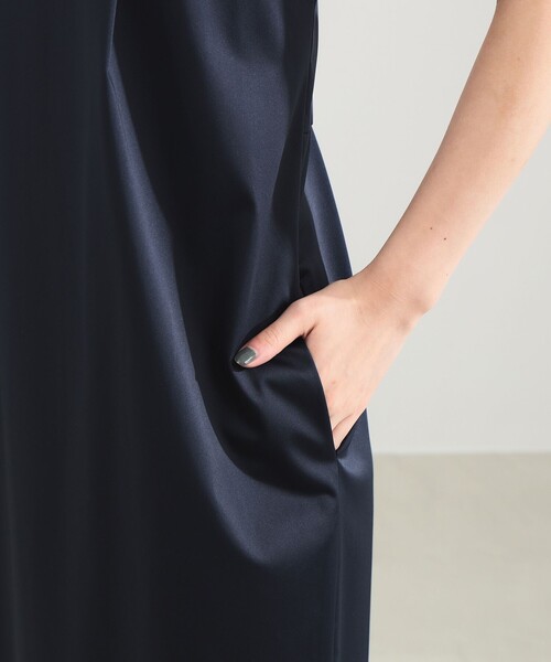 Demi-Luxe BEAMS（デミルクス ビームス）の「【1/15再値下げ】エディター東原妙子 × Demi-Luxe BEAMS / シャイニー キャミソール ワンピース（ワンピース・レディース・ネイビー/オリーブ・36/38）」の21枚目の写真