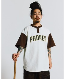 応援グッズ KEBOZ LIONS ROUND HENLEY NECK S/S TEE XL KEBOZ×LIONS ROUND HENLEY NECK S/S TEE(S): Tシャツ | 埼玉西武